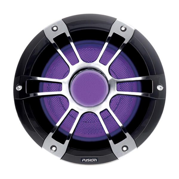 Garmin 10" 600 Watt Sports Chrome Marine Subwoofer with CRGBW
