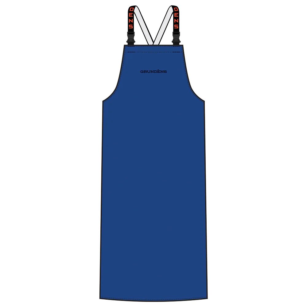 Grundens Shoreman Double Sided PVC Fishing Apron Blue