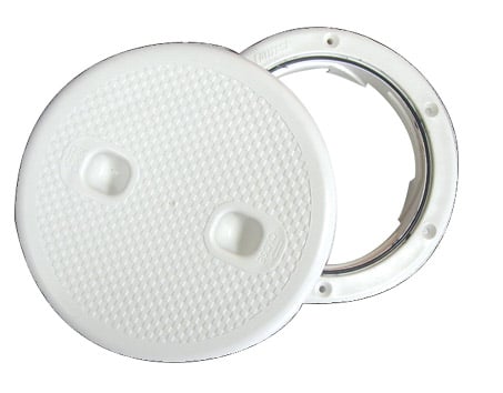 Lalizas INDUSTRIAL Inspection Hatch w/ Detachable Cover Int. 7" (155mm) - White