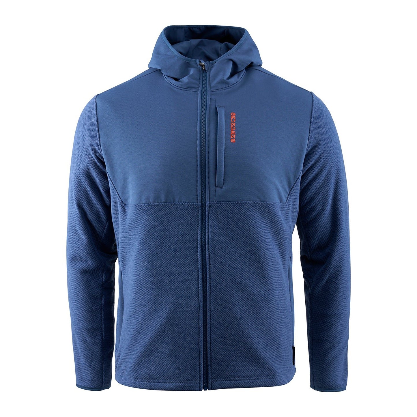 Grundens Bering Fleece Pro Full-Zip Hoodie - Blue Abyss - Size L