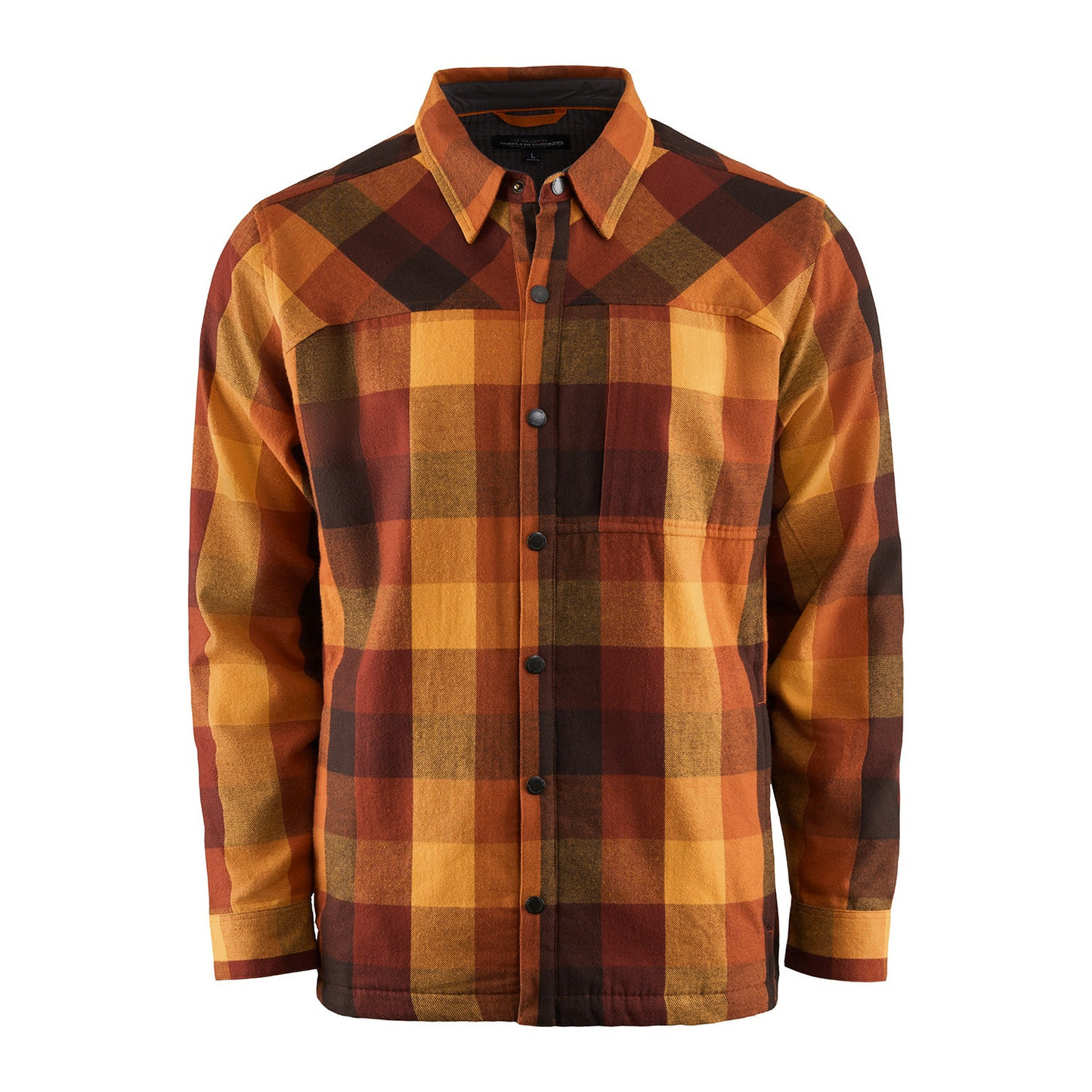 Grundens Bankside Lined Shacket - Lobster Plaid - Size L