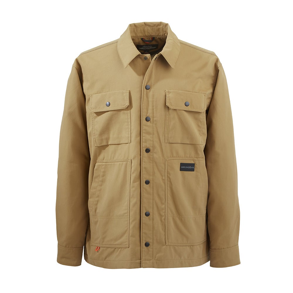 Grundens Jetty Shacket - Antique Bronze - Size 3XL