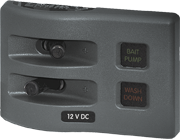 Blue Sea Systems Wd Panel 12V 2-Pos.GreyBulk