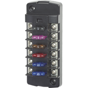 Blue Sea Systems Fuse Block Stblade 6Circ Ind