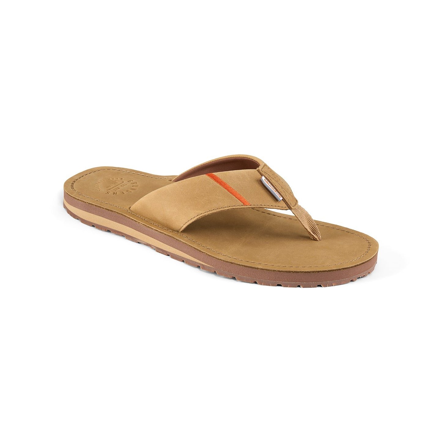 Grundens Mudflats Leather Sandal - Silt - Size 11