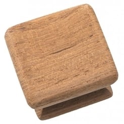 Whitecap Teak Drawer Knob Square 2/Pk