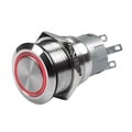 Bep Push Butsw On/Off 12V Red Led