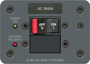 Blue Sea Panel 120V Ac Main 30A