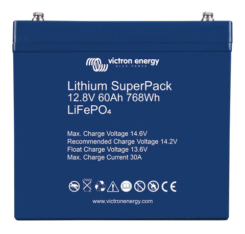 Victron Lithium SuperPack 12.8V/60Ah (M6) - BAT512060705