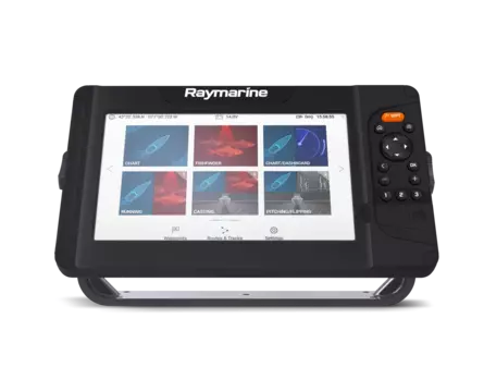 Raymarine Element 9 HV - 9" Chart Plotter with CHIRP Sonar, HyperVision, Wi-Fi, GPS, HV-100 transducer, LightHouse North America Chart