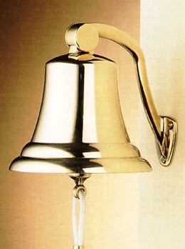 BELL, SHIP'S,SWIVEL MOUNT 100mm 4"