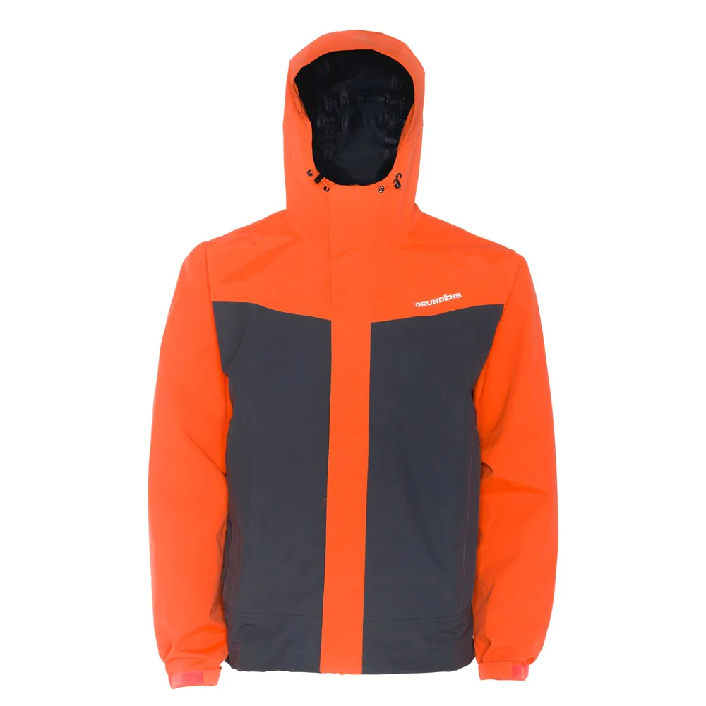 Grundens Full Share Jacket Orange/Grey Size XXL - 10329