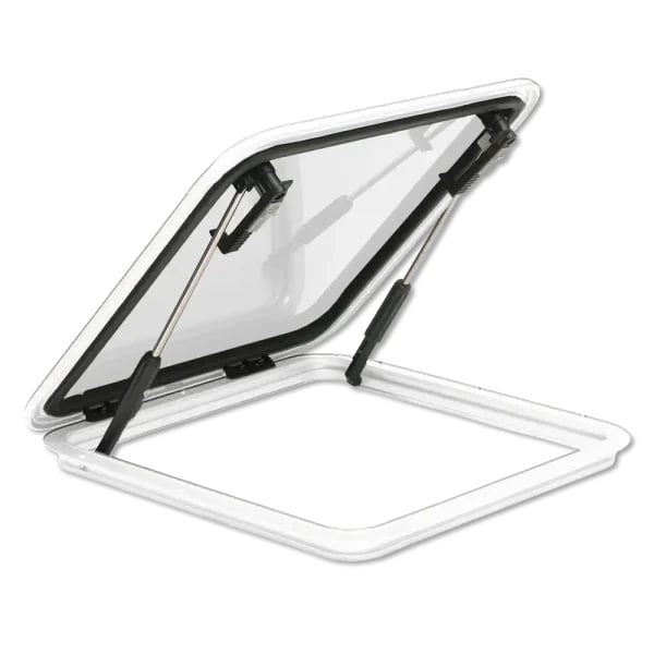 Bomar 20.25 Sq.Hatch Wh.Frame And Acrylc