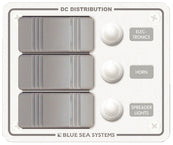 Blue Sea Systems 6 Pos. Vertical White Panel