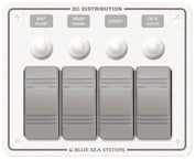 Blue Sea Systems 8 Pos. Horizontal White Panel