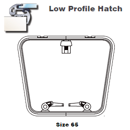 Lewmar Hatch Lo-Profile Size 65