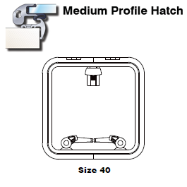 Lewmar Hatch Med.Profile Size 40