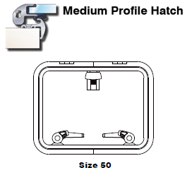 Lewmar Hatch Med.Profile Size 50