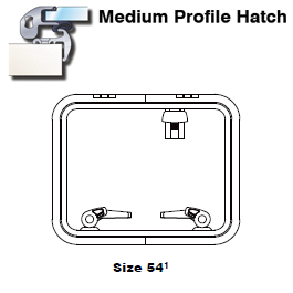Lewmar Hatch Med.Profile Size 54