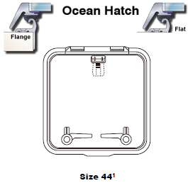 Lewmar Hatch Ocean 44 Flange