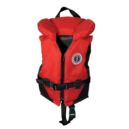 Mustang Youth Vest 60-90lb Red/Black