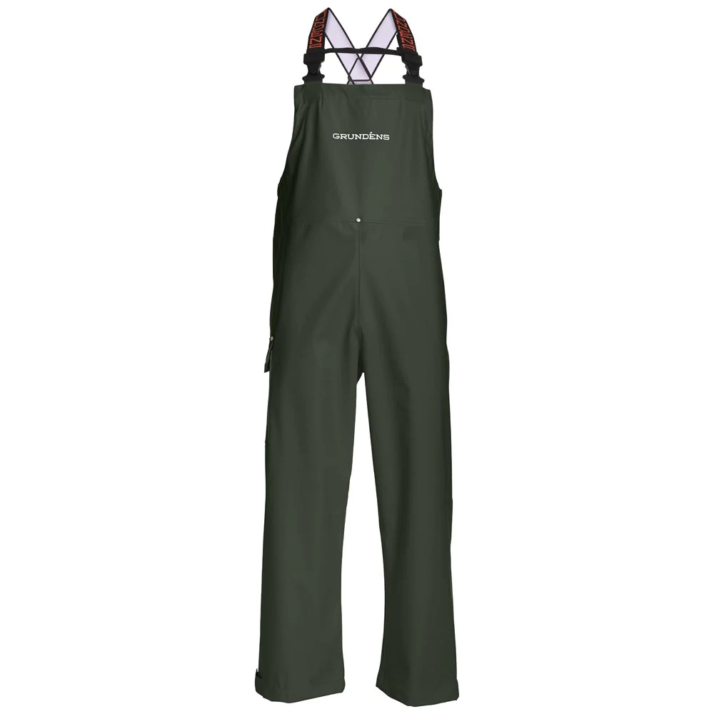 Grundens Neptune 509 Commercial Fishing Bib Pants Green Size L - 10075