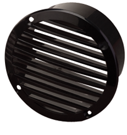 Seadog Vent Hose Abs 4" Round Black