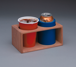 Whitecap Teak Drink Rack Double