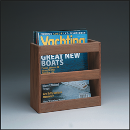 Whitecap Teak Rack Magazine/Utility