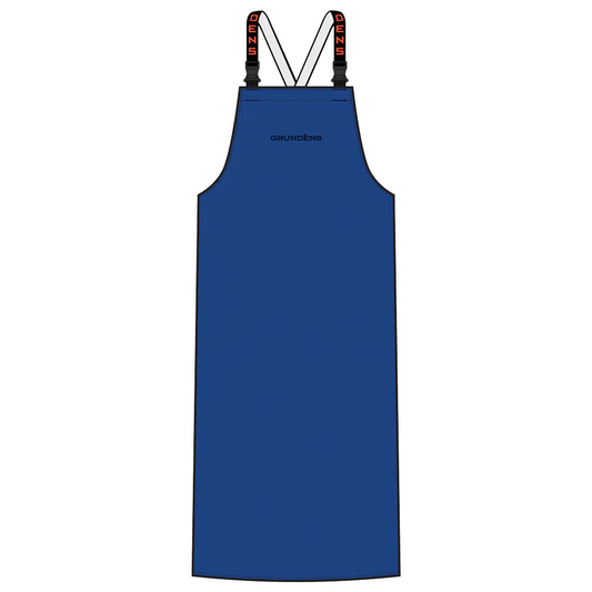 Grundens Shoreman Double Sided PVC Fishing Apron Blue