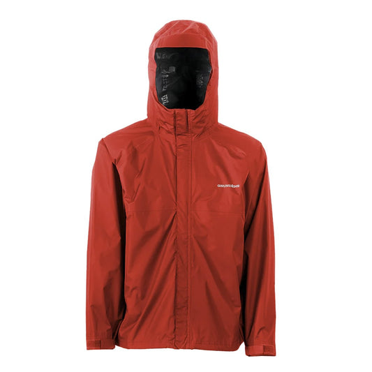 Grundens Trident Jacket Flame Scarlet - Size M