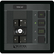 Blue Sea Systems Panel 360 120V 1-Pos.W/Elci