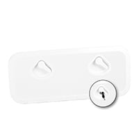 Lalizas TOP LINE Hatch, w/ Lock, White, 243mm x 607mm