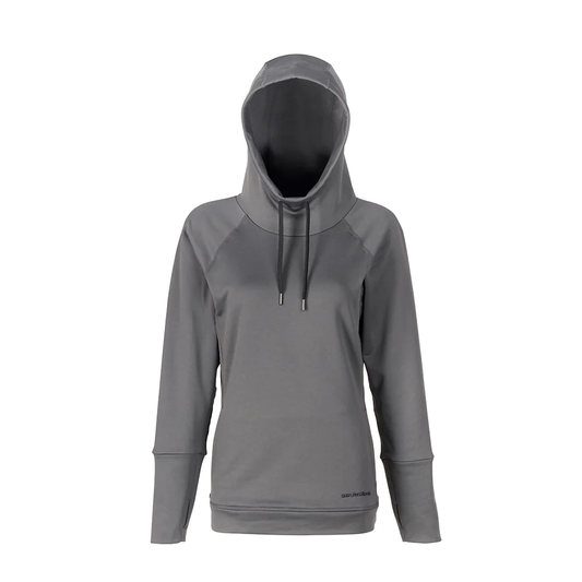 Grundens Womens Maris Hoodie Charcoal Size M - 20035