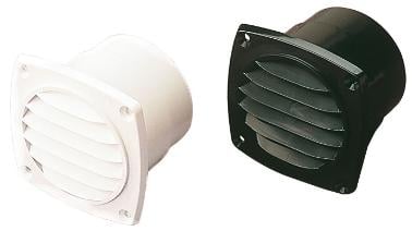 Seadog Vent Hose 4" Black Abs