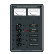 Blue Sea Panel Ac V/Ammeter W/Main Bl