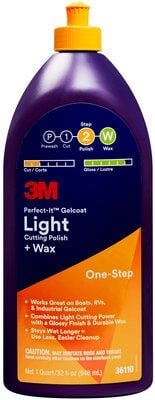 3M Perfect It Light Cut Polish/Wax 1Qt