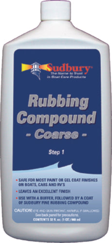 Sudbury Rubbing Comp Coarse 32Oz