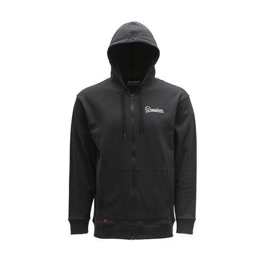 Grundens Grit Full Zip Hoodie Solid Black Size M - 50258