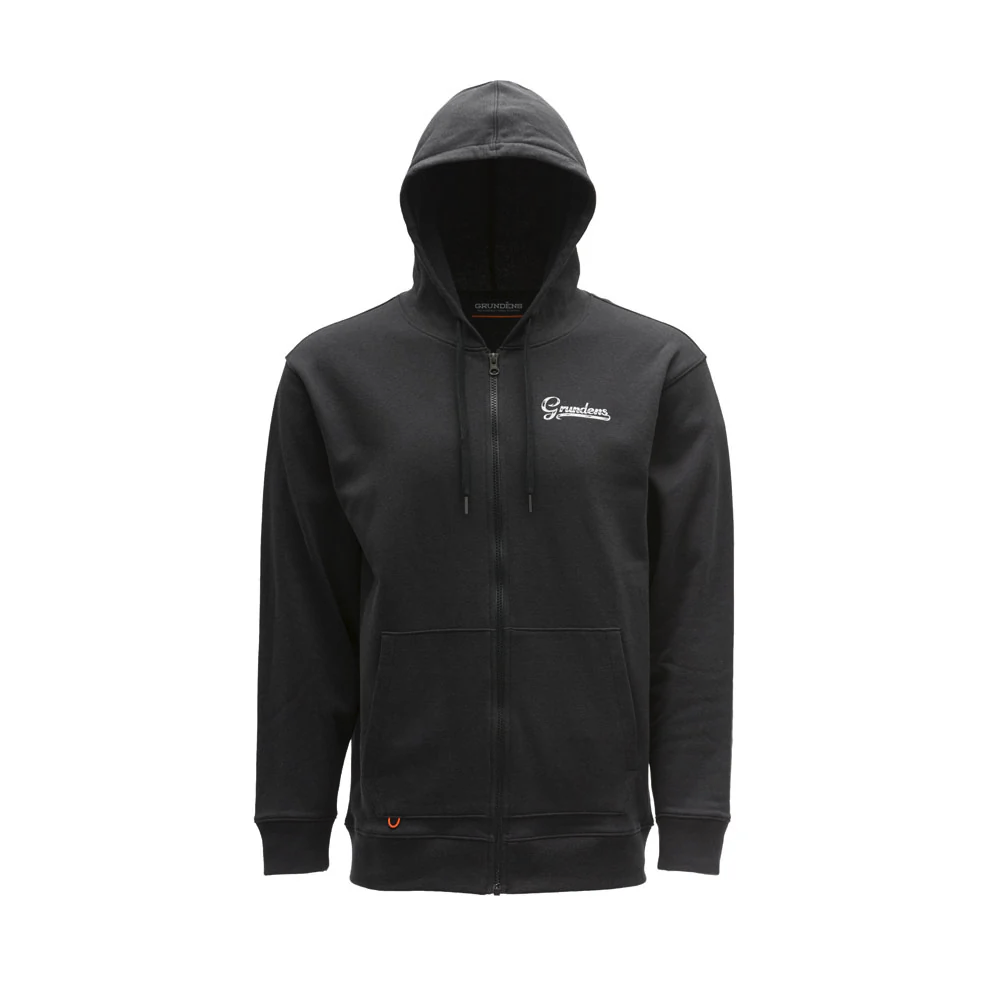Grundens Grit Full Zip Hoodie Solid Black Size L - 50258