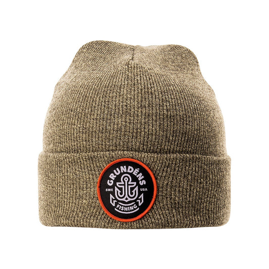 Grundens Watchhouse Beanie Anchor - Heather Loden - One Size