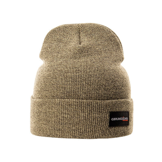Grundens Watchhouse Beanie Logo - Heather Loden - One Size
