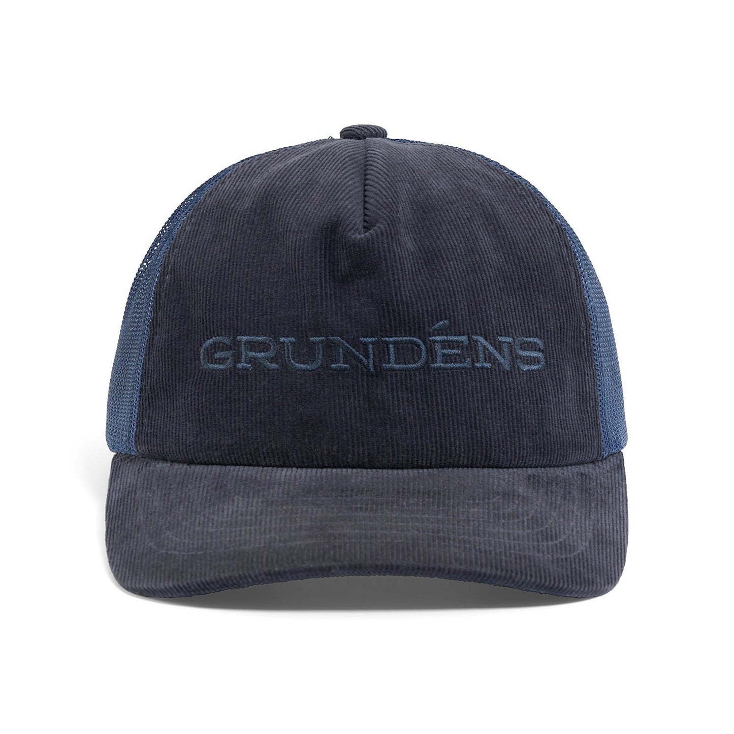 Grundens Cord Wordmark Trucker - Navy - One Size