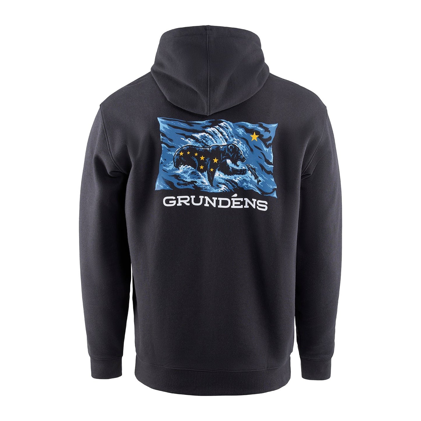 Grundens Ursa Major Hoodie - Black - Size S