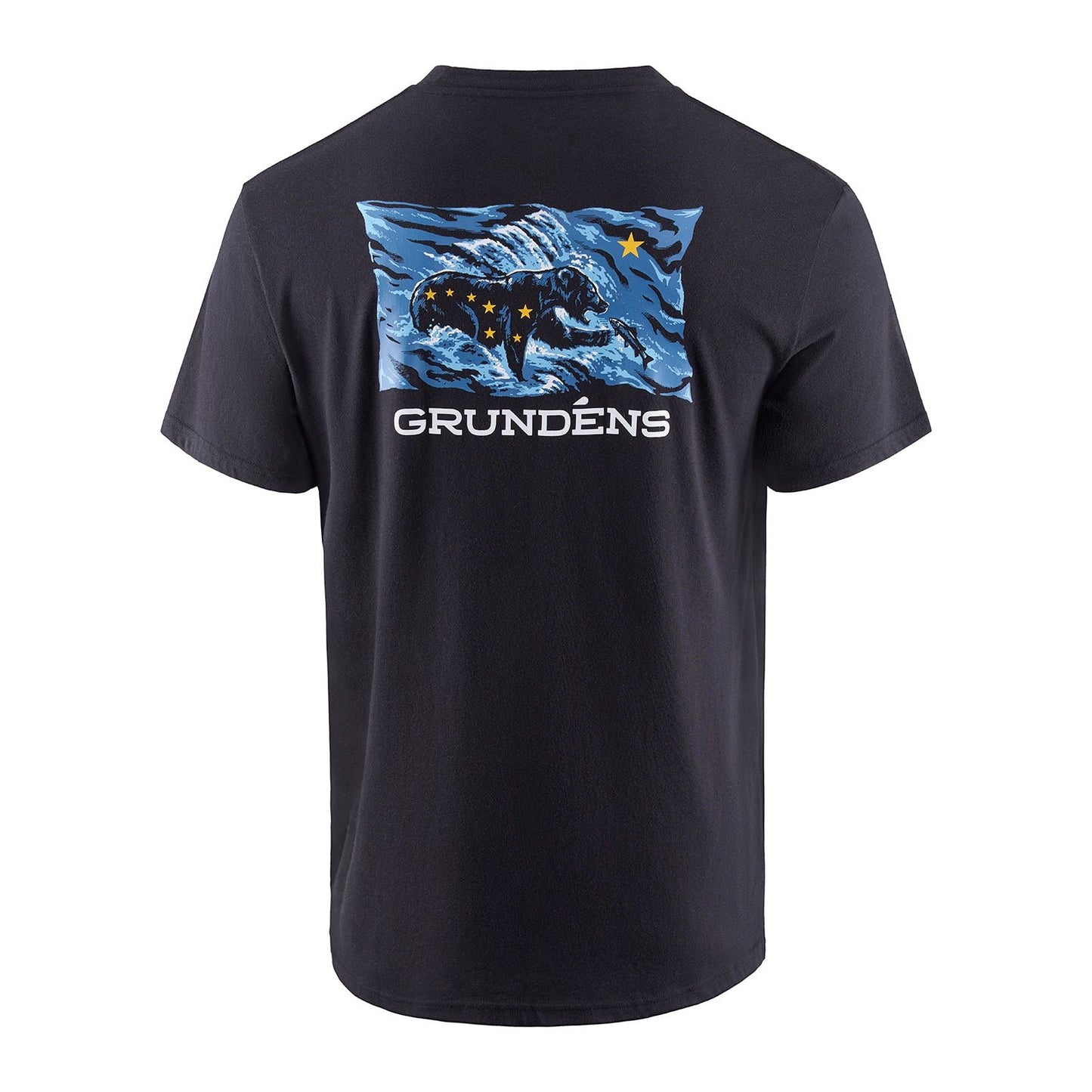 Grundens Ursa Major SS T-Shirt - Black - Size S