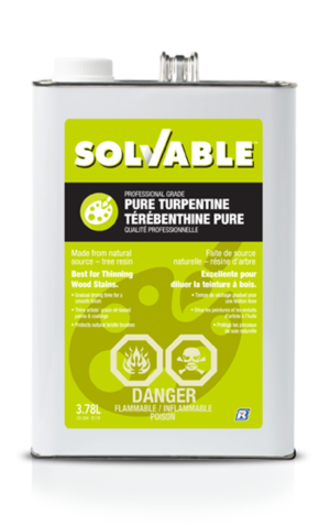 Solvable Pure Turpentine 3.78Litre
