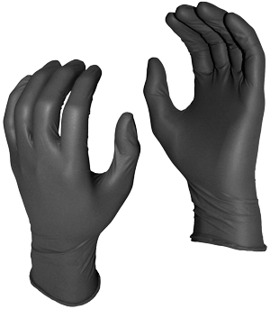 Watson Glove 5Mil Black Nit Xxl 100/Bx