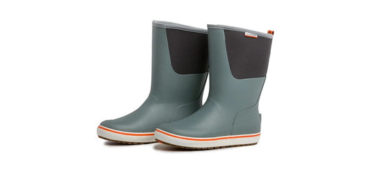 Grundens 12 Inch Deck Boot - Monument Grey - Size 9