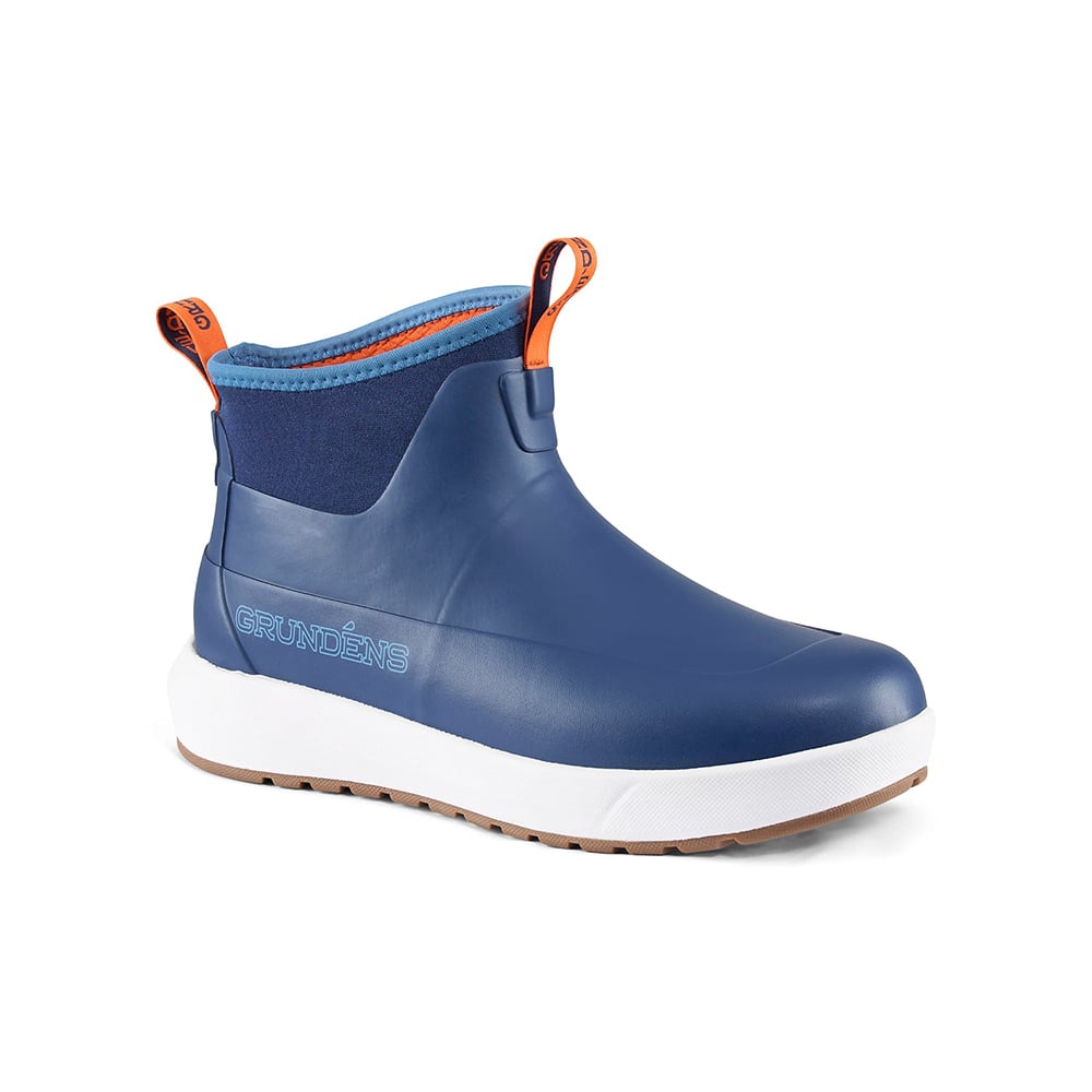 Grundens Deck-Runner Ankle Boot - Blue Abyss - Size 10