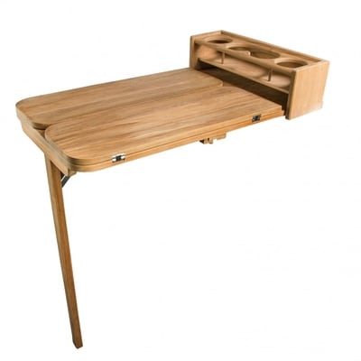 Whitecap Teak Table Cockpit Folding